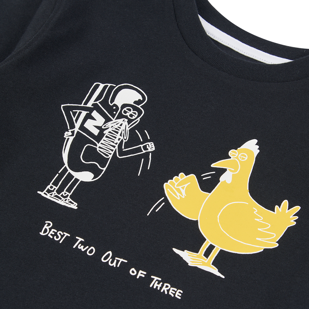 Dětské tričko New Balance LAKB0257BK – černé