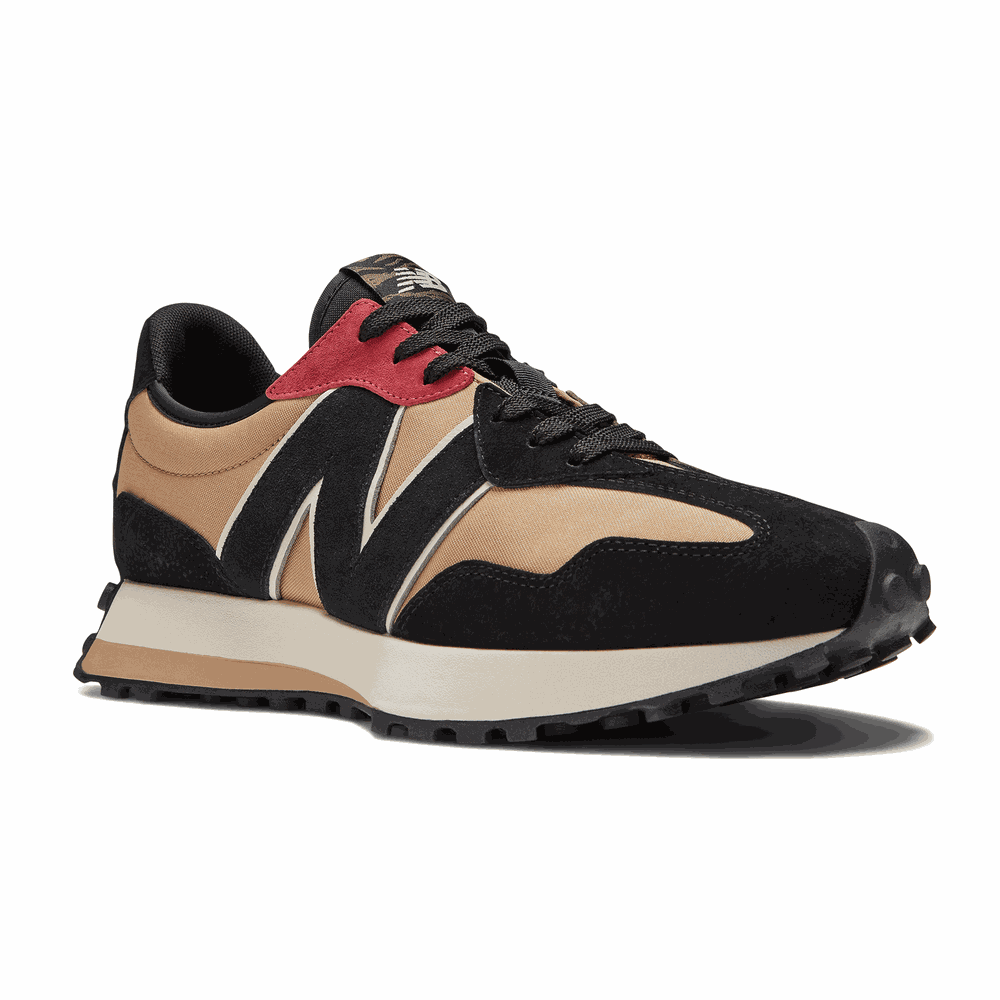 Boty New Balance U327CNP – černá a hnědá