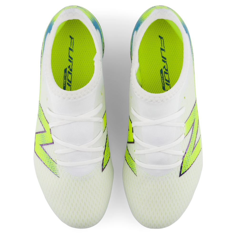 Dětské kopačky New Balance FURON TEAM JNR FG V9 YF3F3V9 – bílé