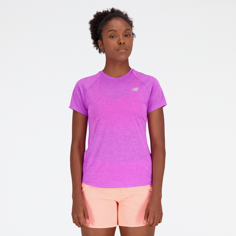 Dámské tričko New Balance WT21262OOR – fialové
