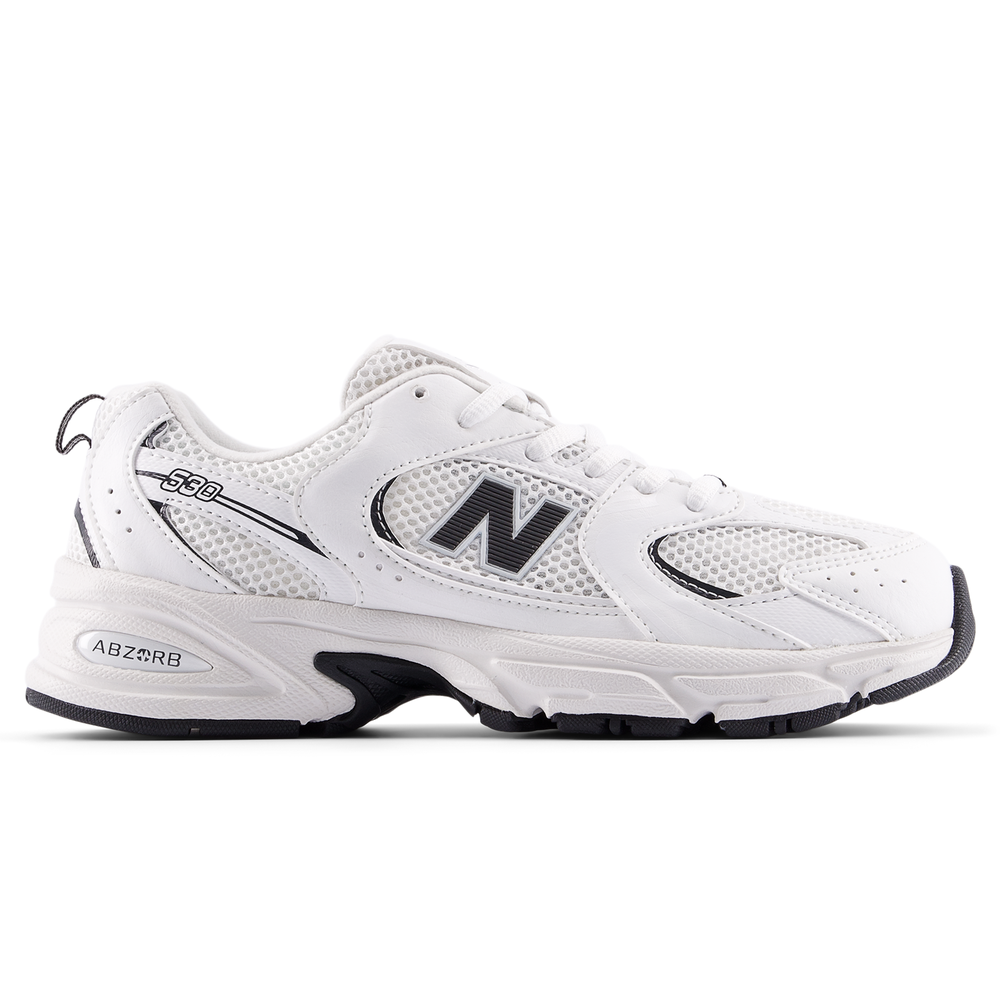 Dětské boty New Balance GR530CF – bílé