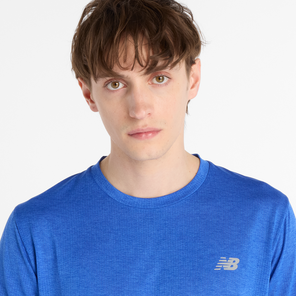 Pánské tričko New Balance MT41253BEA – modré
