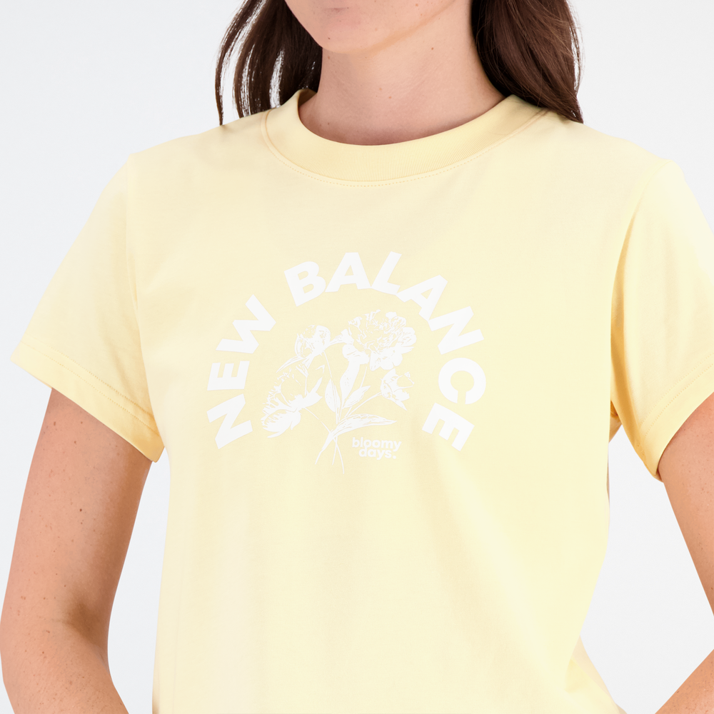 Dámské tričko New Balance WT31554RAW – žluté