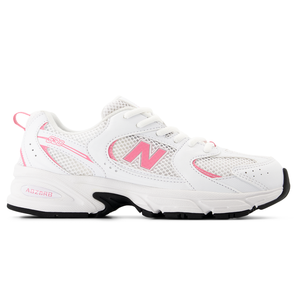 Dětské boty New Balance GR530CL – bílé