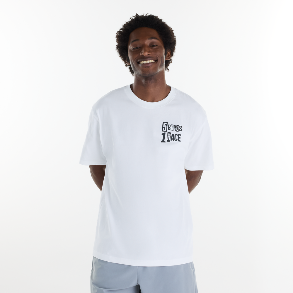 Pánské tričko New Balance MT6253IIWT – bílé