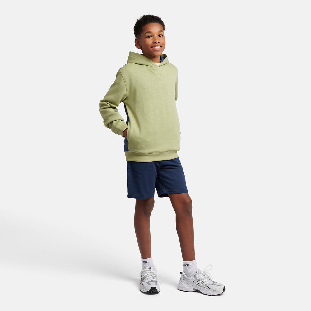 Dětská mikina New Balance LAKB0192EEN – zelené