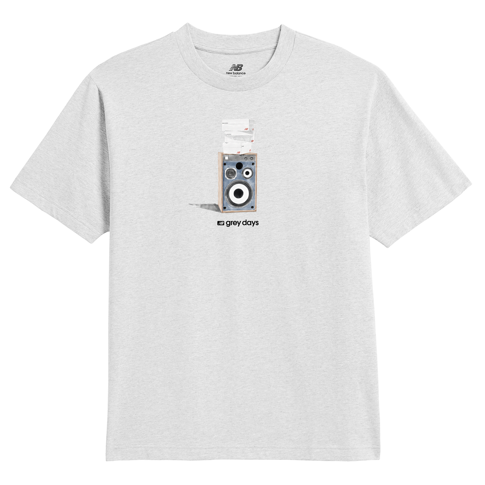Pánské tričko New Balance MT61552AAHH – šedé