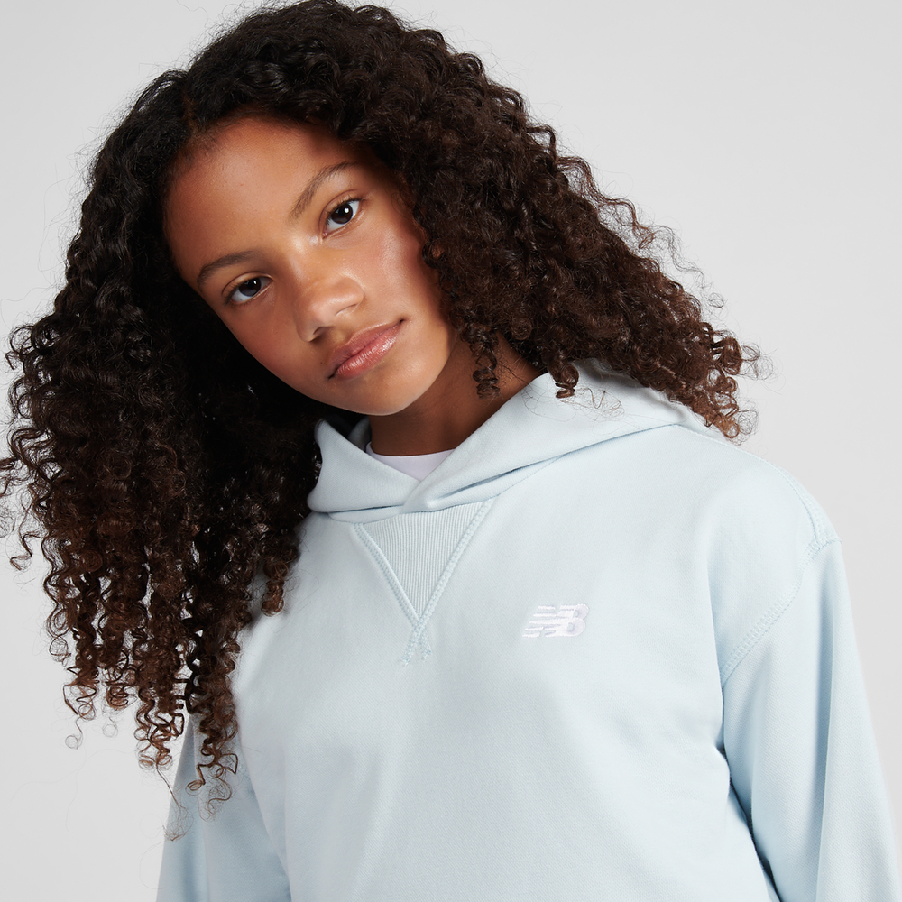 Dětská mikina New Balance LAKG0056FRL – modré