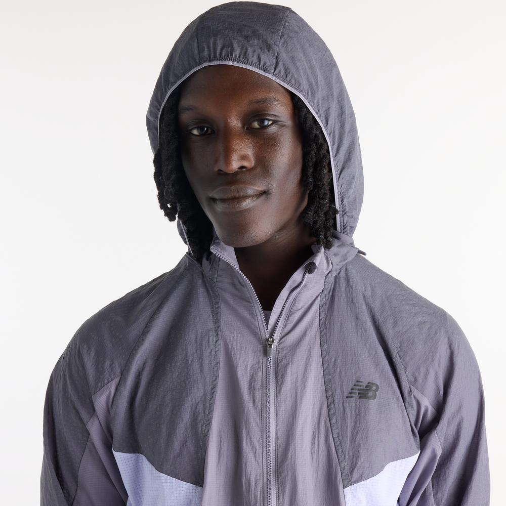 Pánská bunda New Balance Reflective RC – šedé