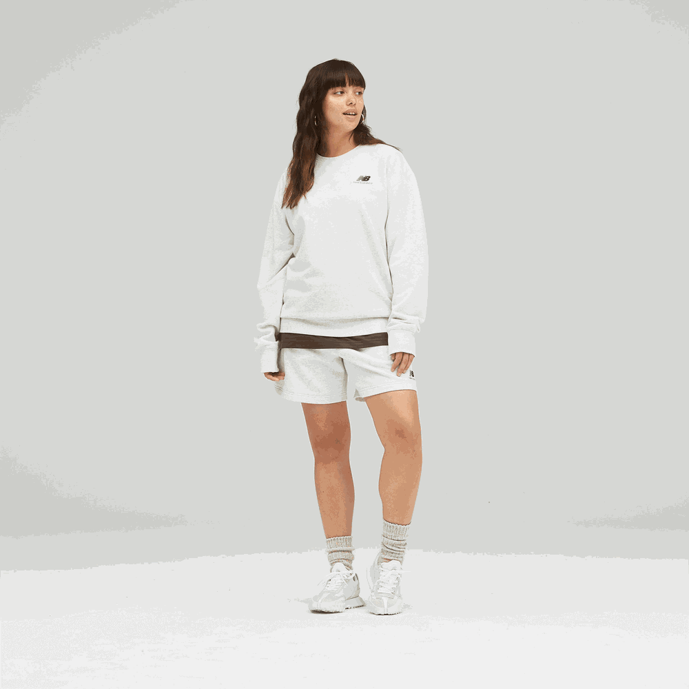 Unisex mikina New Balance UT21501SAH - šedé