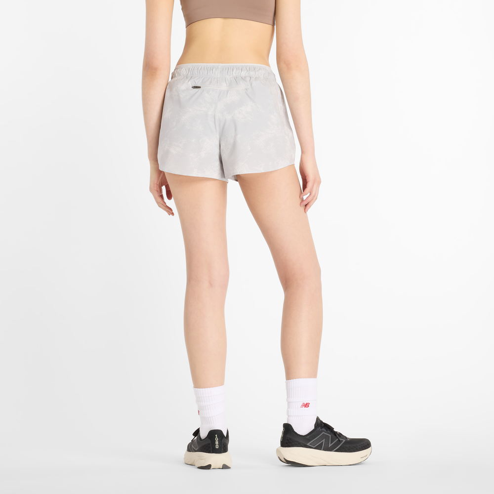 Dámské šortky New Balance WS41201GYM – šedé