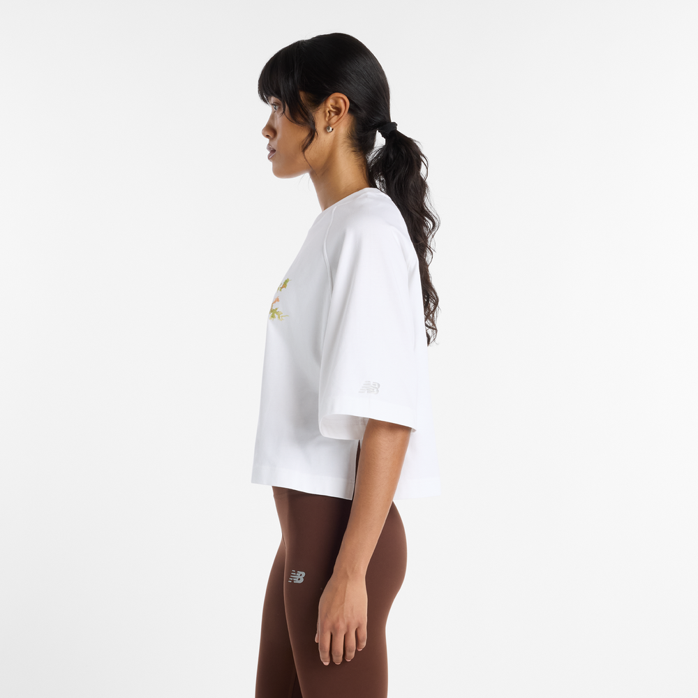 Dámské tričko New Balance WT61371RWT – bílé