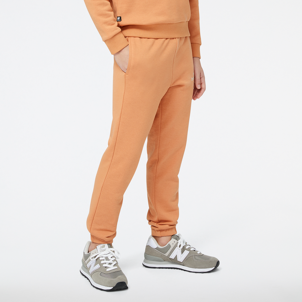 Dětské kalhoty New Balance YP31508SEI – oranžová