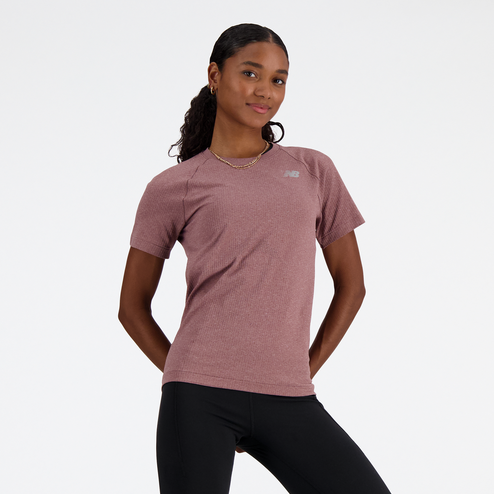 Dámské tričko New Balance WT41123LRC – růžové