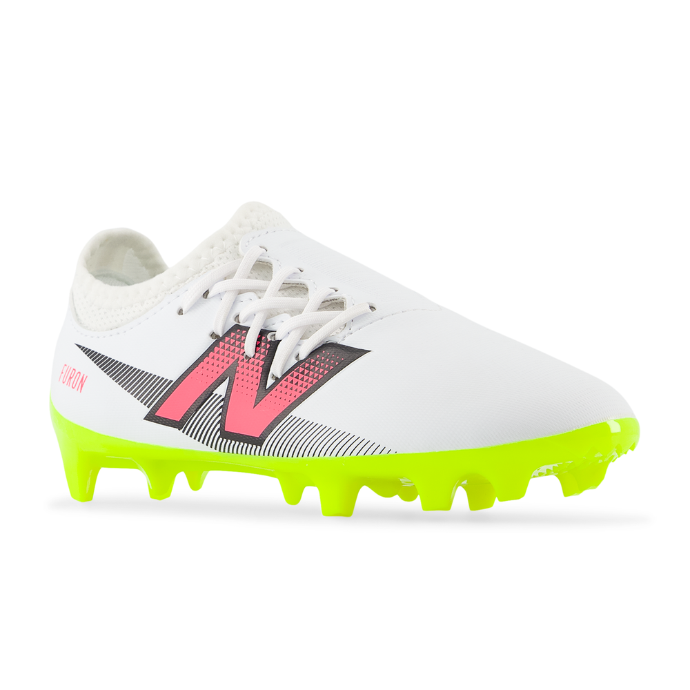 Kopačky New Balance FURON V7+ DISPATCH JNR FG SJF3FH75 – bílé