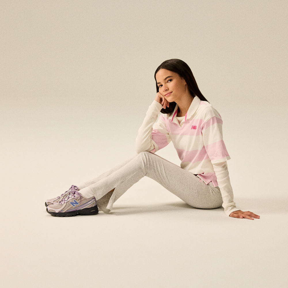 Dětské boty New Balance G7406WY – fialové