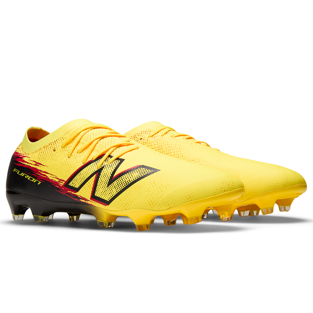 Pánské kopačky New Balance FURON PRO FG V8 UF2F10X – žluté