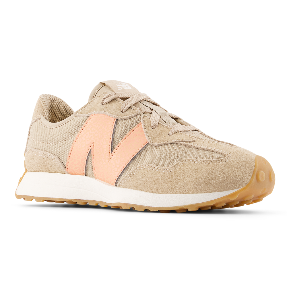 Dětské boty New Balance GS327WO – béžové