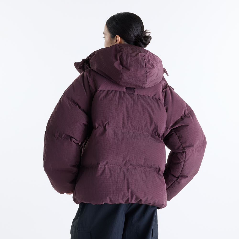 Dámská bunda New Balance Premium Puffer – bordó