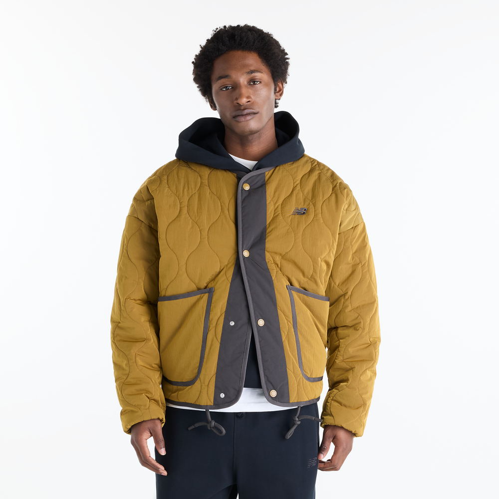 Pánská bunda New Balance MJ62M2DHBRK – žluté