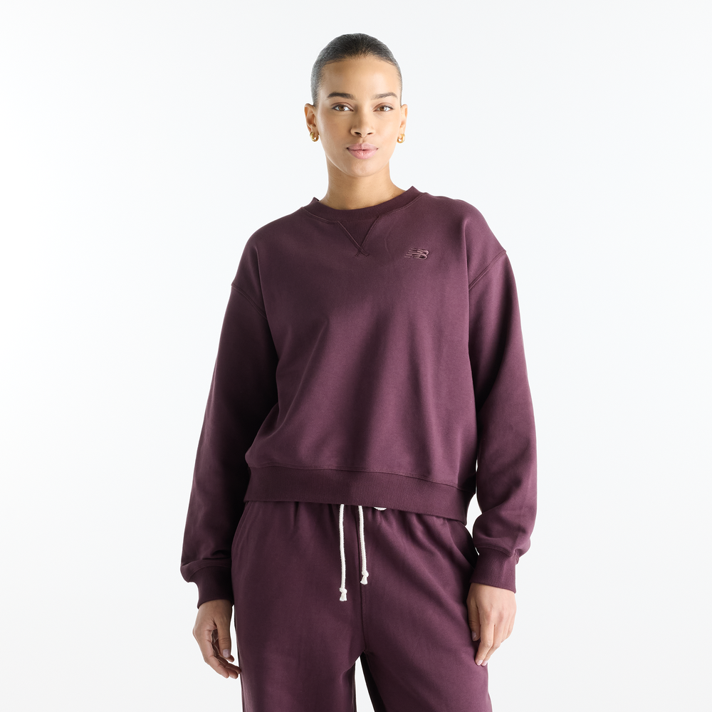Dámská mikina New Balance WT41500YLR – fialové