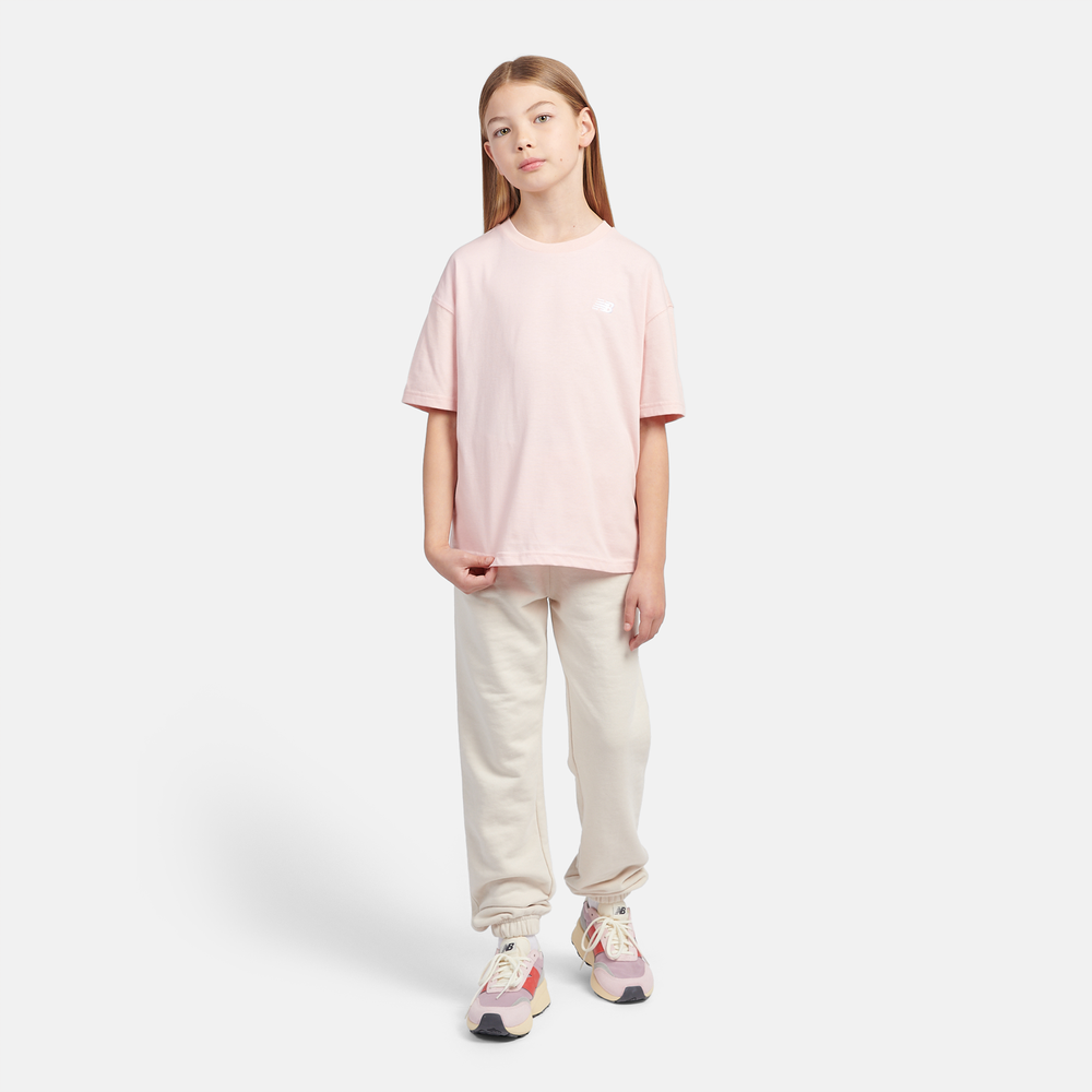 Dětské tričko New Balance LAKG0001PIE – růžové