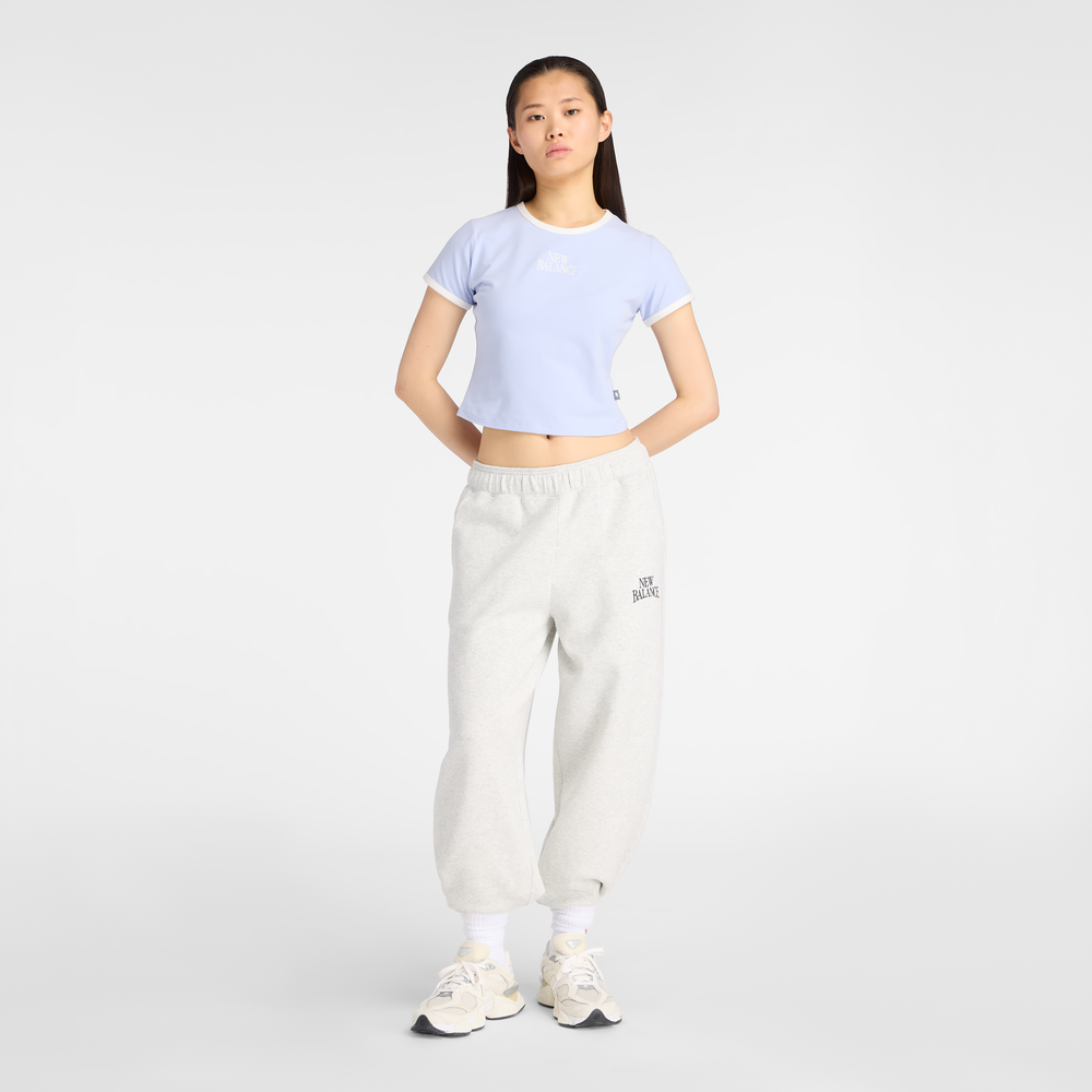 Dámské tričko New Balance WT61Y33QDYK – fialové