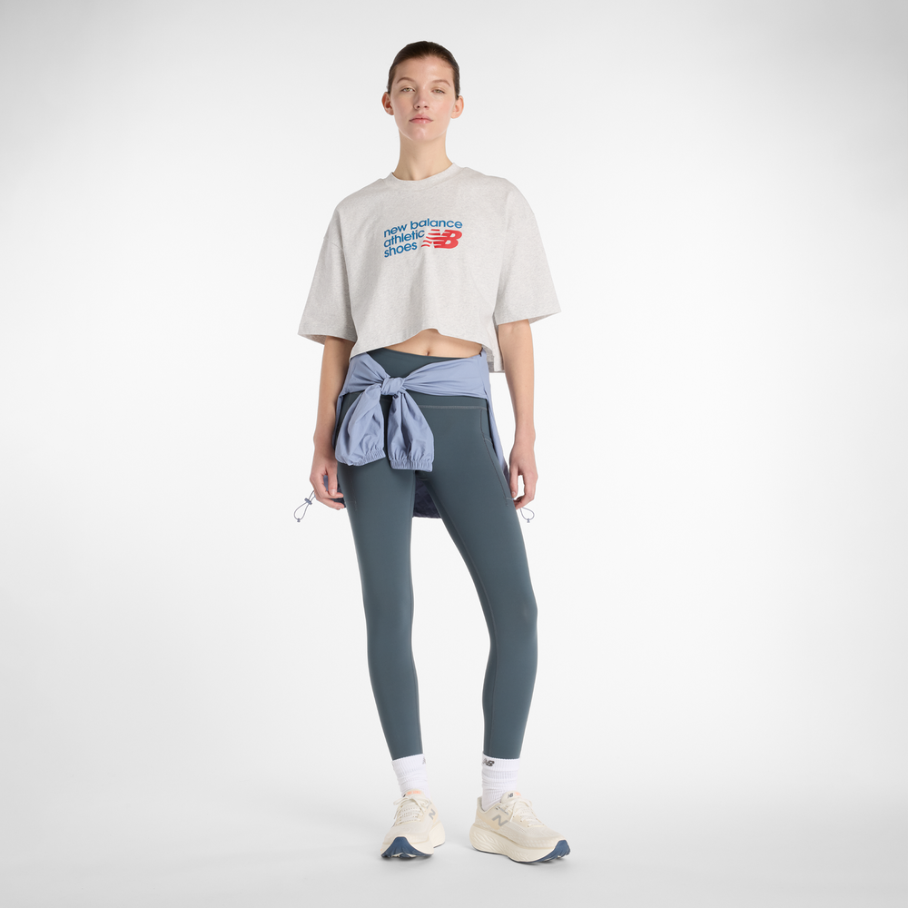 Dámské legíny New Balance WP51268GT – šedé