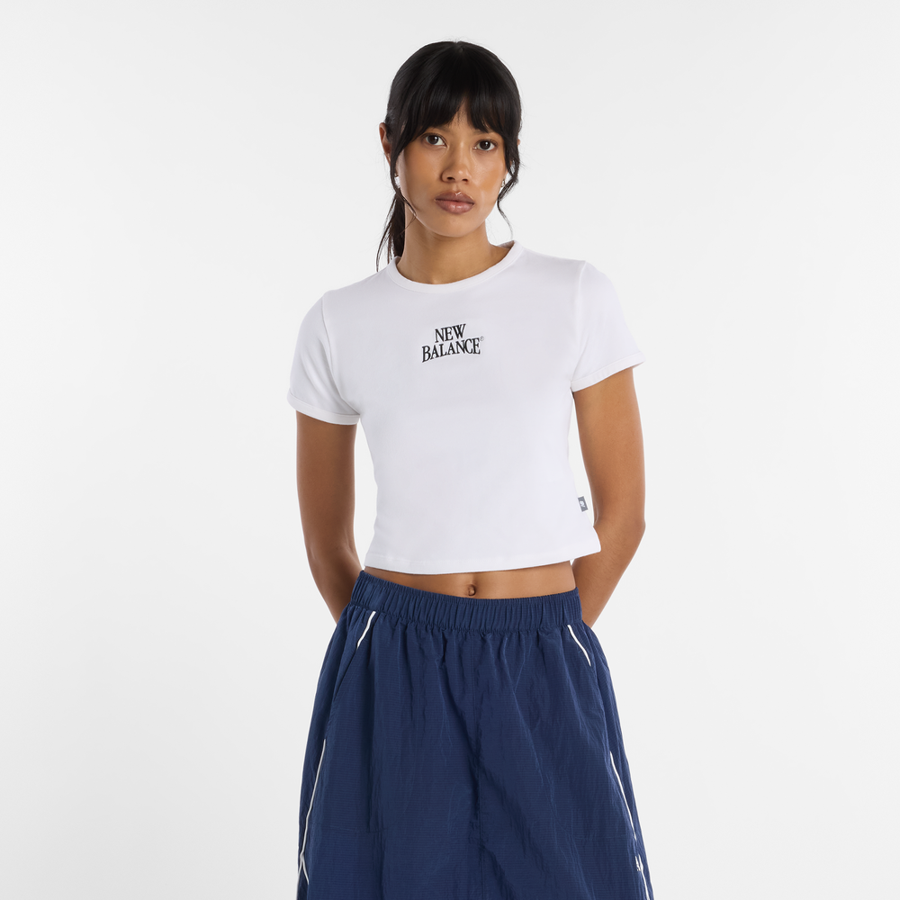 Dámské tričko New Balance WT61Y33QWT – bílé