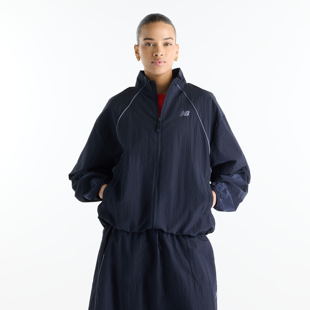 Dámská bunda New Balance WJ6113KSDNT – tmavomodrá
