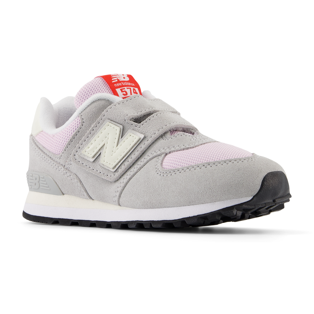 Dětské boty New Balance PV574GNK – šedé