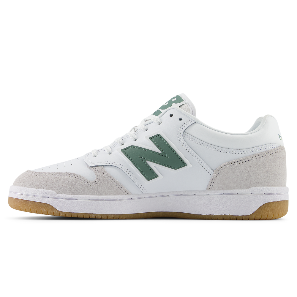 Unisex boty New Balance BB480LYG – bílé