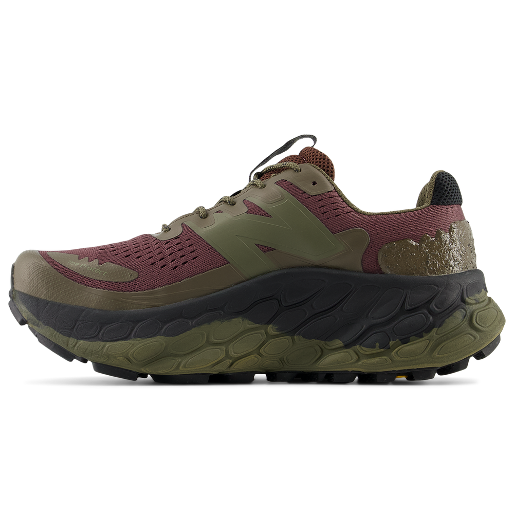 Pánské boty New Balance Fresh Foam X More Trail v3 MTMORNAD – bordó