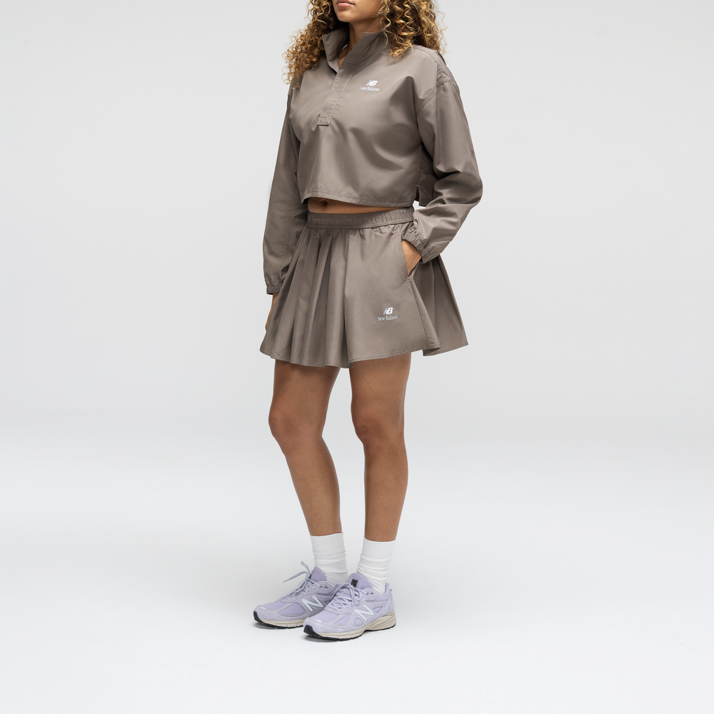Dámská sukně New Balance MADE in USA – hnědý