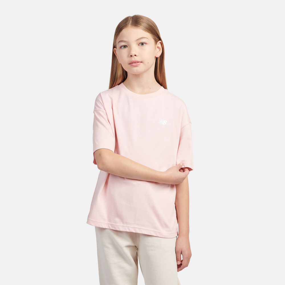 Dětské tričko New Balance LAKG0001PIE – růžové