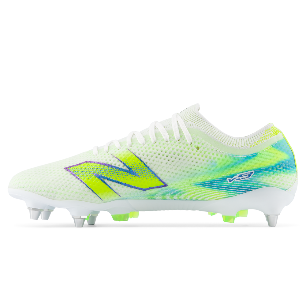 Pánské kopačky New Balance FURON ELITE SG V9 UF1S68P – bílé