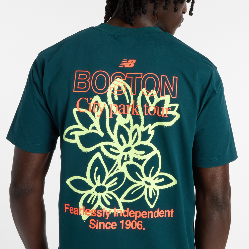 Pánské tričko New Balance MT61T0QMAAV – zelené