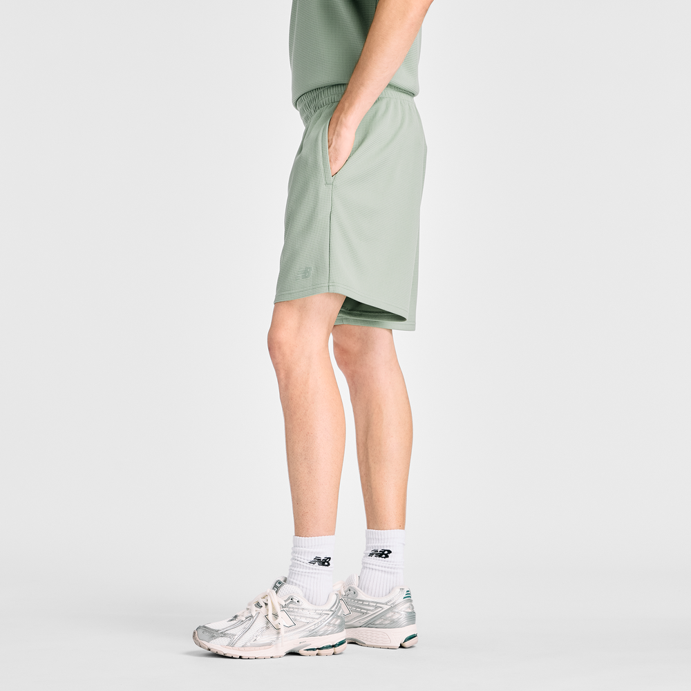 Pánské šortky New Balance MB61V17CAAR – zelené