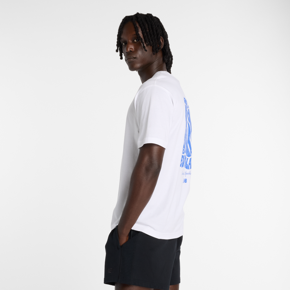 Pánské tričko New Balance MT61B2STWT – bílé