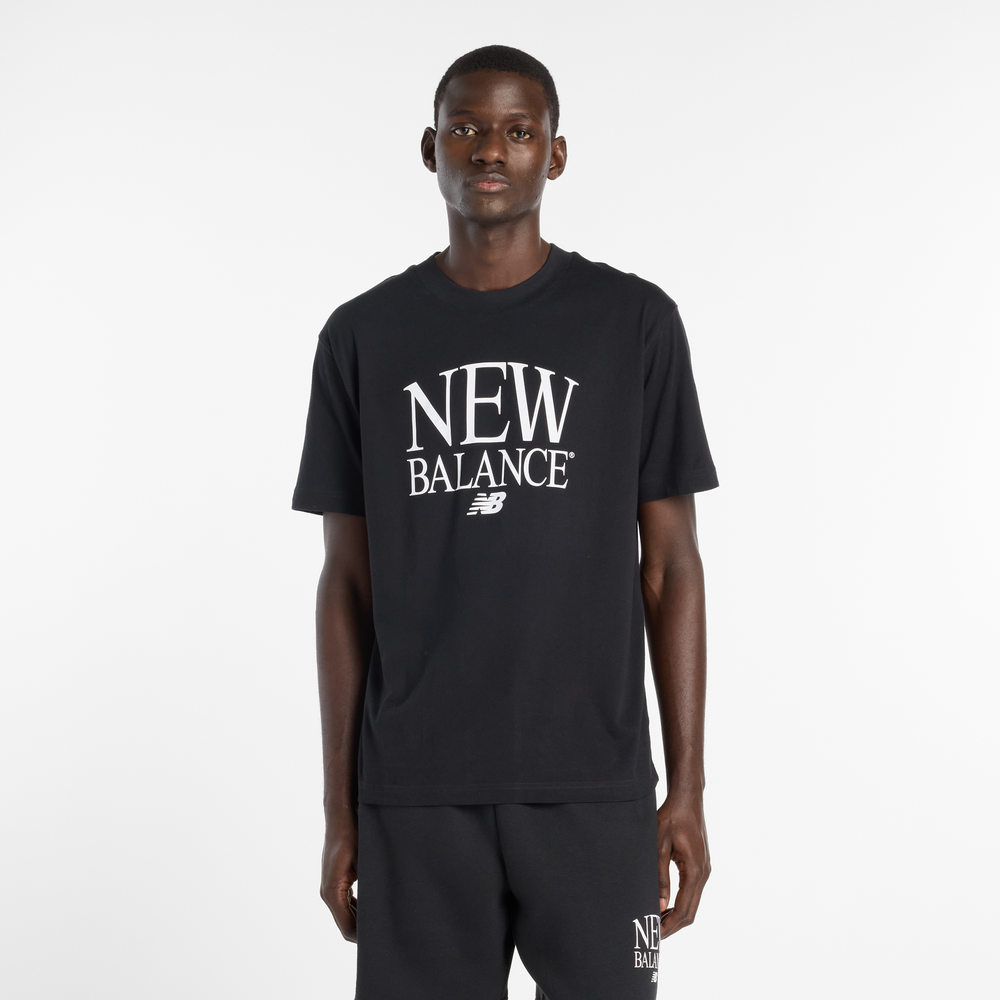 Pánské tričko New Balance Reimagined Graphic T-Shirt – černé
