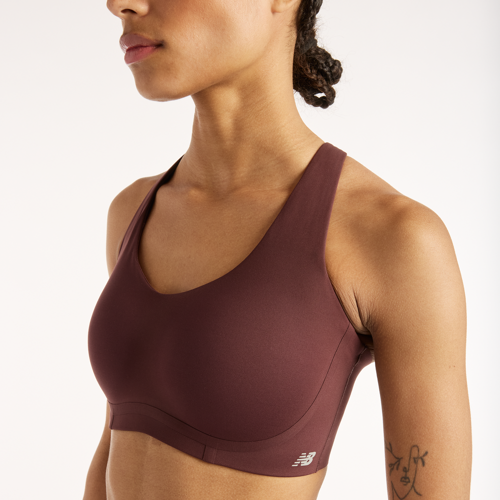 Sportovní podprsenka New Balance RC – bordó