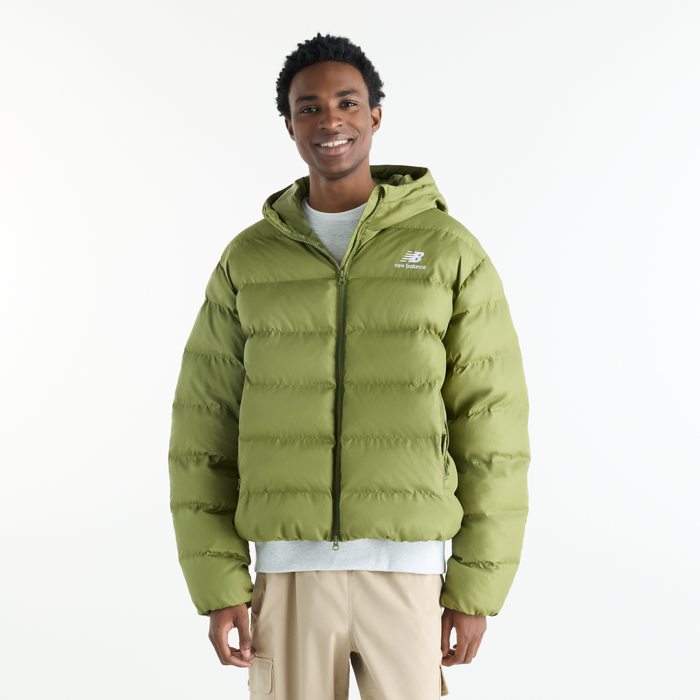 Pánská bunda New Balance MJ62G17OGEE – zelené