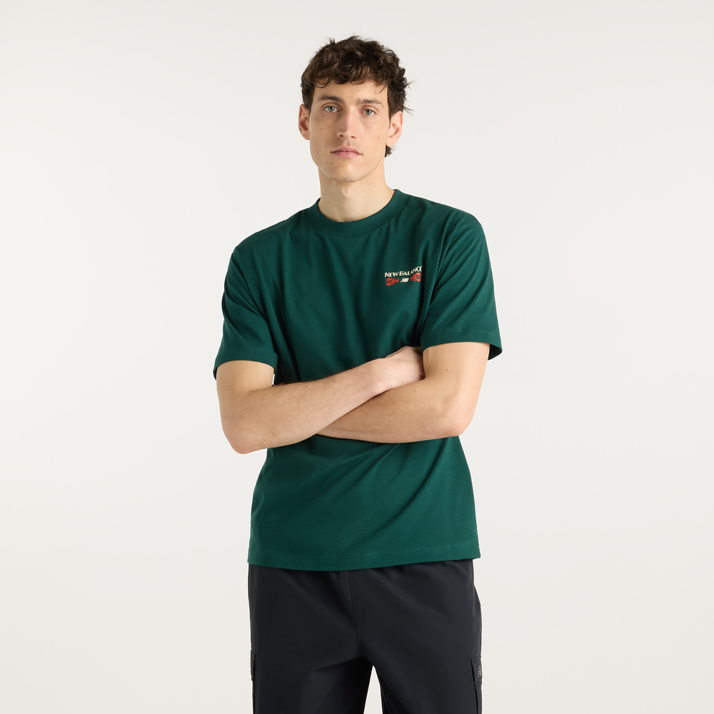 Pánské tričko New Balance MT62S7YPNOG – zelené