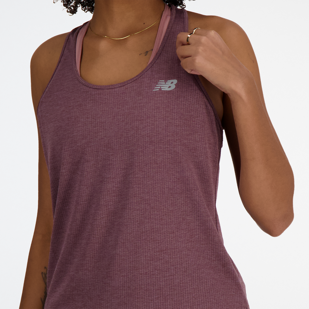 Dámské tričko New Balance WT41250LRC – fialové