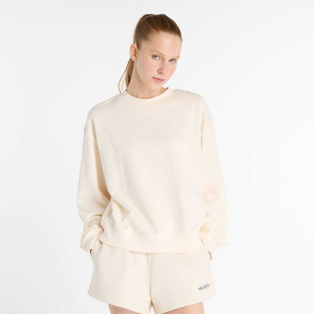 Dámská mikina New Balance WT41508PEF – béžové