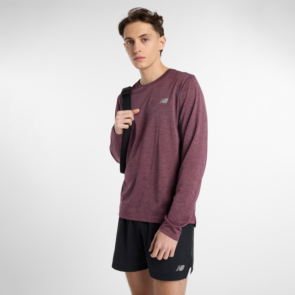 Pánské tričko New Balance MT41256FDP – fialové