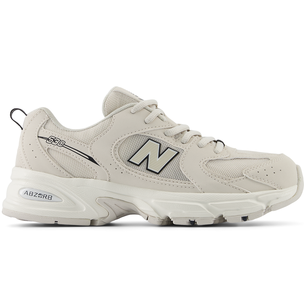 Dětské boty New Balance GR530SC1 – béžové