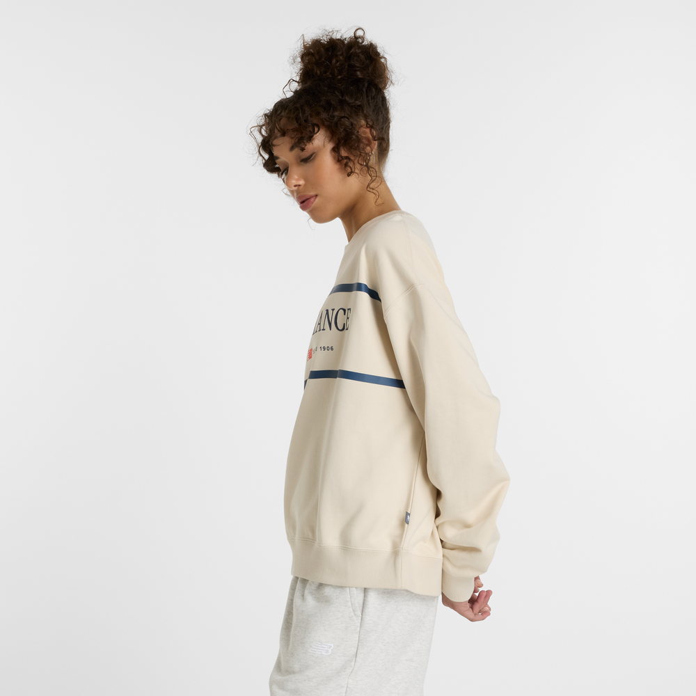 Dámská mikina New Balance WT51923LIN – béžové