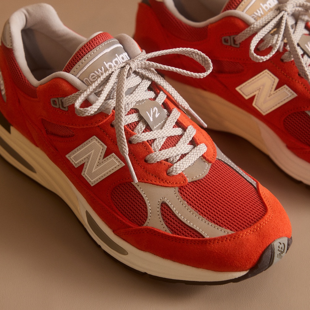 Unisex boty New Balance U991VO2 – červené