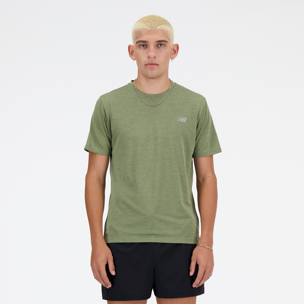 Pánské tričko New Balance MT41253DEK – zelené